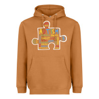 Meerkat Autism Puzzle Piece Words Autistic Heavyweight Hoodie - CowhideDigitalArt