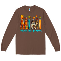 Chestnut This mimi loves her little pumpkins Long Sleeve Tee - texasbilliewilder