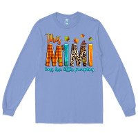 Colony Blue This mimi loves her little pumpkins Long Sleeve Tee - texasbilliewilder