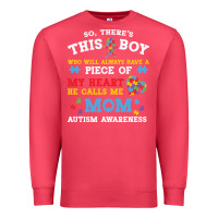 Cardinal LIL Autism Mom Premium Sweatshirt - CowhideDigitalArt