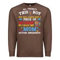 Chestnut LIL Autism Mom Premium Sweatshirt - CowhideDigitalArt