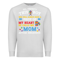 Dove Grey LIL Autism Mom Premium Sweatshirt - CowhideDigitalArt