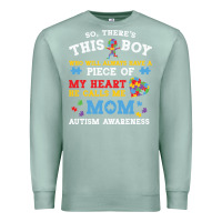 Seafoam LIL Autism Mom Premium Sweatshirt - CowhideDigitalArt