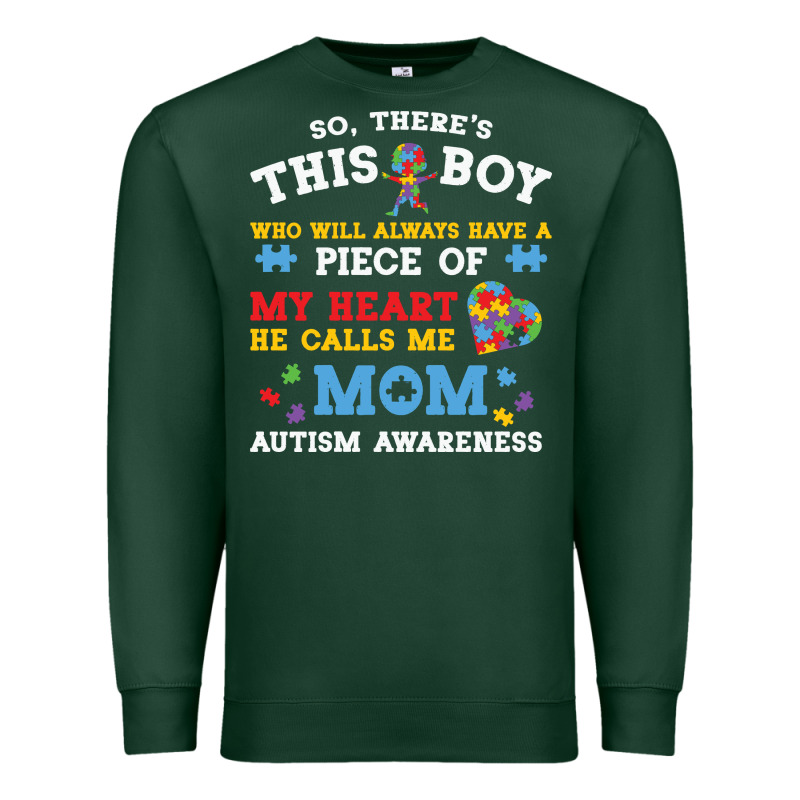 Lil Autism Mom Premium Sweatshirt by CowhideDigitalArt | Teevron
