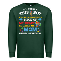 Sports Green LIL Autism Mom Premium Sweatshirt - CowhideDigitalArt