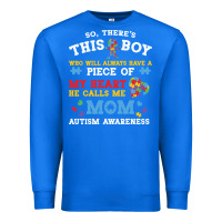 True Royal LIL Autism Mom Premium Sweatshirt - CowhideDigitalArt