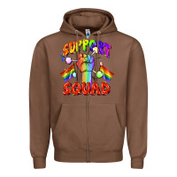 Chestnut support squad pride Zipper Hoodie - FaDigitalArtStudio