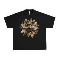 Black Thankful Sunflower Urban Heavy Tee - Bettercallsaul