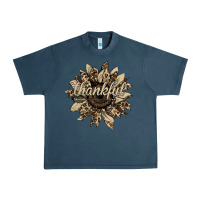 Midnight Navy Thankful Sunflower Urban Heavy Tee - Bettercallsaul