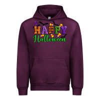 Mauve Wine Happy halloween Urban Hoodie - Artiststas