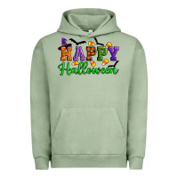 Pigment Oil Green Happy halloween Urban Hoodie - Artiststas