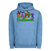 Pigment Pebble Blue Happy halloween Urban Hoodie - Artiststas