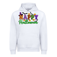 White Happy halloween Urban Hoodie - Artiststas