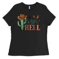 Black raisin hell cowboy cactus Ladies Tee - MaliasSmallBusiness