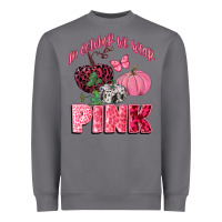Storm in october we wear pink Heavyweight Sweatshirt - CowGirlArtShop