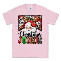 Bubblegum Pink Christmas junkie Santa Claus Classic Tee - Jasminsmagicworld
