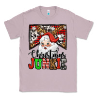 Lilac Christmas junkie Santa Claus Classic Tee - Jasminsmagicworld