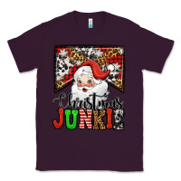 Plum Christmas junkie Santa Claus Classic Tee - Jasminsmagicworld