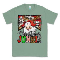 Sage Christmas junkie Santa Claus Classic Tee - Jasminsmagicworld