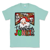 Seafoam Christmas junkie Santa Claus Classic Tee - Jasminsmagicworld