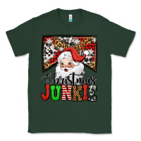 Sports Green Christmas junkie Santa Claus Classic Tee - Jasminsmagicworld