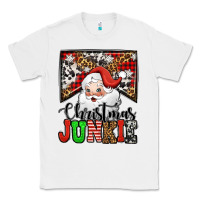 White Christmas junkie Santa Claus Classic Tee - Jasminsmagicworld