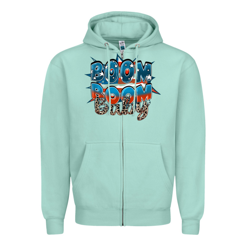 Boom Boom Baby Zipper Hoodie by FaDigitalArtStudio | Teevron