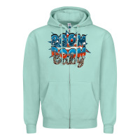 Seafoam Boom boom baby Zipper Hoodie - FaDigitalArtStudio