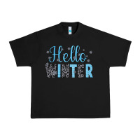 Black hello winter Urban Heavy Tee - JahusDesignShop