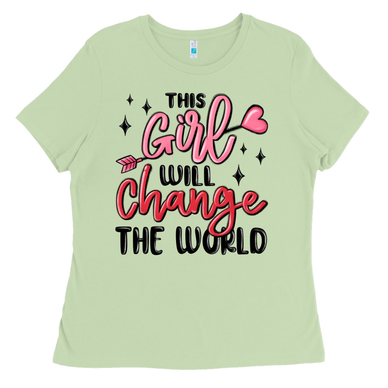 This Girl Will Change The World Ladies Tee by MaliasSmallBusiness | Teevron