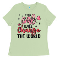 Matcha this girl will change the world Ladies Tee - MaliasSmallBusiness