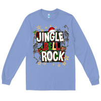 Colony Blue Jingle bell rock Long Sleeve Tee - NancyCooperArtShop