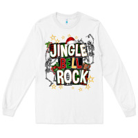 White Jingle bell rock Long Sleeve Tee - NancyCooperArtShop