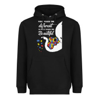Black Autism Different Makes You Beautiful Heavyweight Hoodie - CowhideDigitalArt