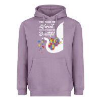 Lavender Autism Different Makes You Beautiful Heavyweight Hoodie - CowhideDigitalArt