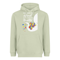 Matcha Autism Different Makes You Beautiful Heavyweight Hoodie - CowhideDigitalArt