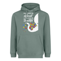 Sage Autism Different Makes You Beautiful Heavyweight Hoodie - CowhideDigitalArt