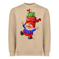 Mushroom cute christmas gnome Heavyweight Sweatshirt - CowGirlArtShop