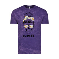 Cloud Purple Daisy Mom Skull Vintage Tee - Bettercallsaul