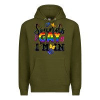 Army Green sounds gay im in Premium Hoodie - FaDigitalArtStudio