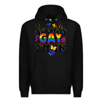 Black sounds gay im in Premium Hoodie - FaDigitalArtStudio