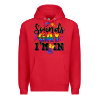 Red sounds gay im in Premium Hoodie - FaDigitalArtStudio