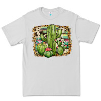 Dove Grey serape cowhide cactus Premium Tee - JahusDesignShop