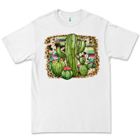 White serape cowhide cactus Premium Tee - JahusDesignShop