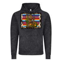 Vintage Black Serape Cactus Vintage Hoodie - Bettercallsaul