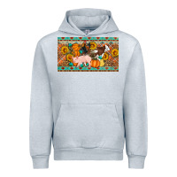 Heather Grey Fall farm animals cow pig rooster Urban Hoodie - Artiststas