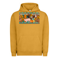 Pigment Peanut Butter Fall farm animals cow pig rooster Urban Hoodie - Artiststas