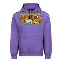 Tulip Fall farm animals cow pig rooster Urban Hoodie - Artiststas