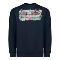 Navy stronger than cancer cancer awareness Heavyweight Sweatshirt - CowGirlArtShop
