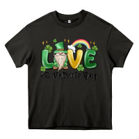 Asphalt love st. patricks day gnome Heavy Core Tee - MaliasSmallBusiness